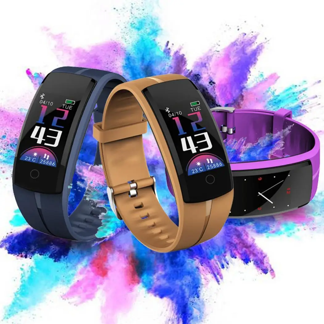 Unisex Waterproof IP67 Pedometer Heart Rate Smart Wristband TFT Color screen smart bracelet 9 sports modes Bluetooth 4.2 | Спорт и