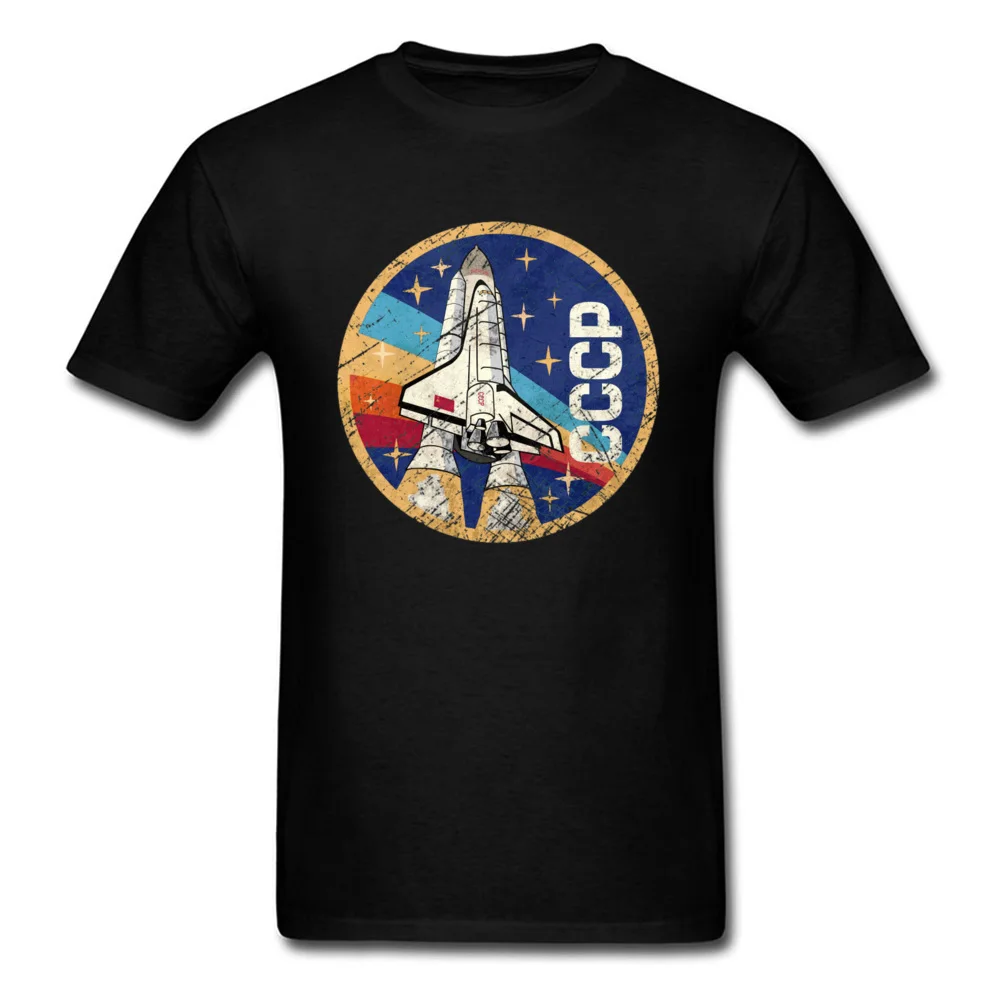 

Brand New T-shirt Men Black T Shirt CCCP Tshirt For Man Thanksgiving Day Space Rocket Clothes Gift Rainbow Tops & Tees Harajuku