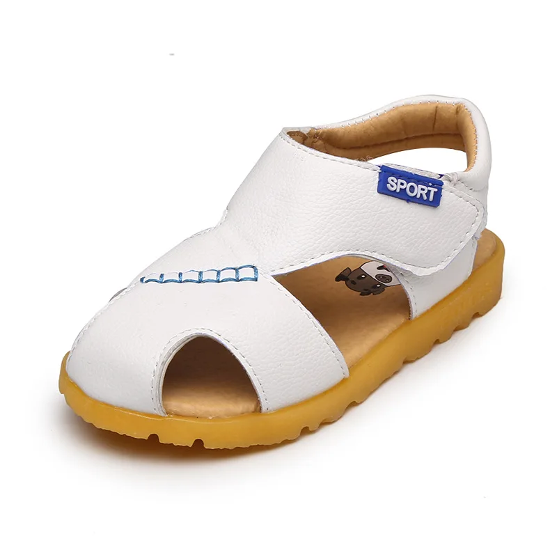 

Summer girls sandals PVC tendon soft bottom white sandals for boy yellow princess shoes blue sandals for boy children sandals