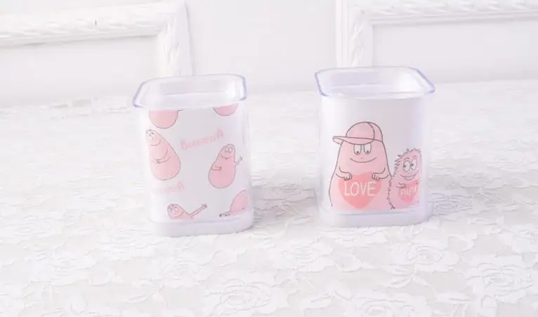 1 шт. Kawaii Barbapapa органайзер для хранения, чехол для ручки, держатели, подставка для карандашей, контейнер, стационарные круглые держатели для ручек