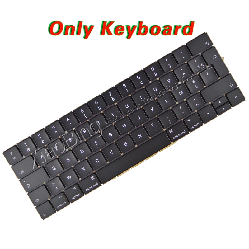 Новая клавиатура A1707 для Macbook Pro Retina 15 дюймов французская AZERTY с подсветкой EMC3072 EMC3162