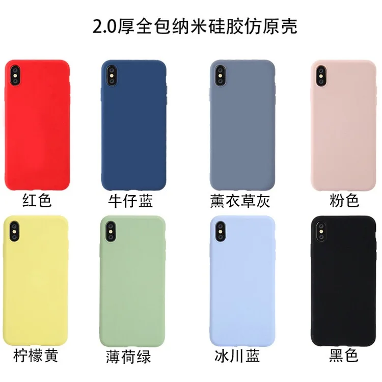 

UBERAY Liquid Silicon Case For iPhone XS Max iPhone XR X 6 6S 7 8 Plus Phone Case Luxury Case Good Feeling Cover Soft Coque Bag