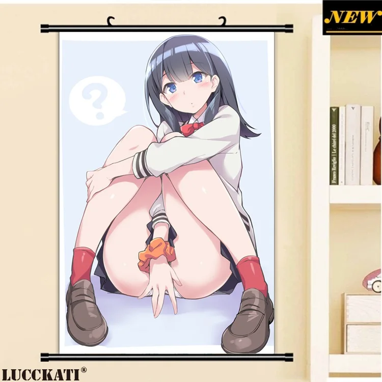 40X60 см SSSS. Gridman серия Rikka cameltoe Сексуальная лоли попка ноги мультфильм аниме Искусство Настенная картина Фреска прокрутка холст живопись плакат