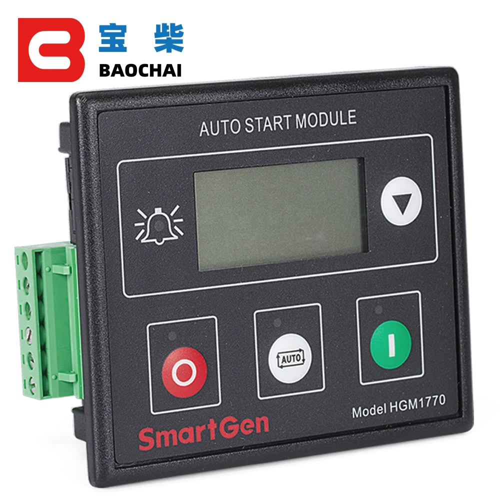 

HGM1770 Genset electronic auto start single phase module controller power diesel gasoline genset part pannel module