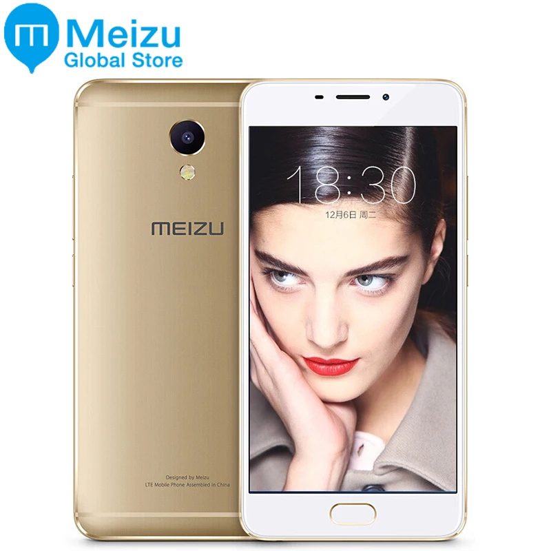 Оригинал Meizu M5 note 3 ГБ Оперативная память 32 Встроенная глобальной прошивки