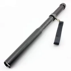 Linterna de autodefensa para exteriores, linterna LED de emergencia larga, 3 modos, recargable, equipo de seguridad antidisturbios, bate de béisbol