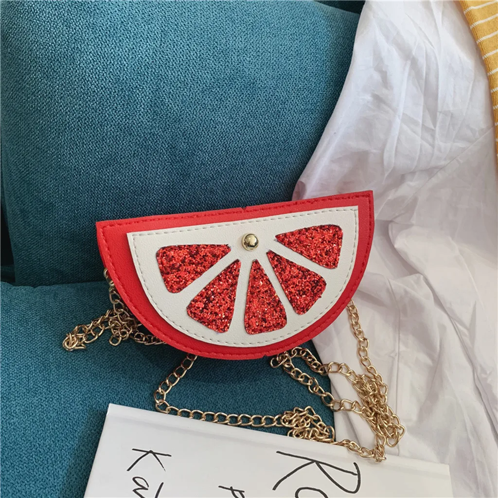 Горячая Распродажа, модная оранжевая сумка на плечо на молнии для маленьких девочек, мини-сумка с мультипликационным принтом APR9
