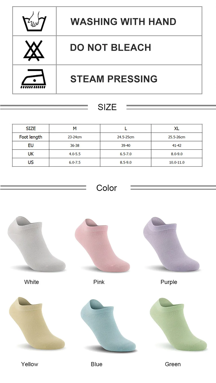 Для женщин коттоновые носки красочные женские брендовые мягкие носки тапочки носки для девочек EU Размер 36–42 американский размер 6-11 Langsha