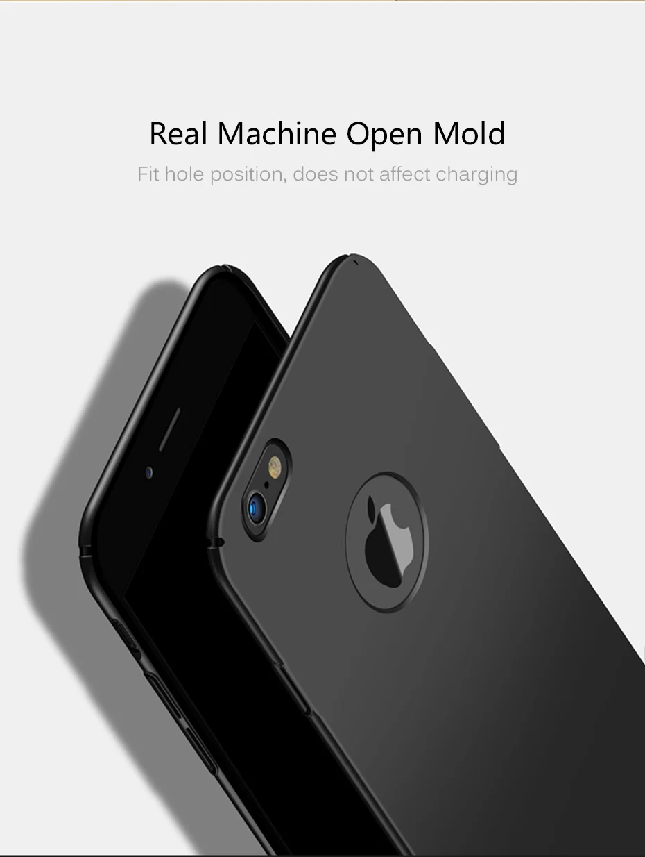 MOUSEMI Protective Case For iPhone 6 7 8 Plus Cover Slim Luxury Hard Back Matte Plastic Coque For iPhone 7 X 6 5s se Phone Cases (2)