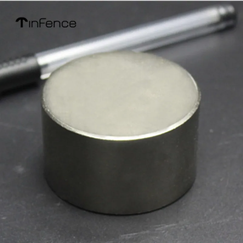 

1pcs N52 Neodymium magnet 50x20 mm gallium metal super strong round magnet 50*20 Neodimio magnets for water meters speaker