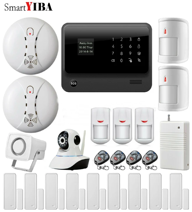 SmartYIBA Signal Repeater WIFI GSM GPRS font b Alarm b font System APP Control Door Window