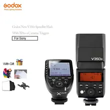 In Stock Godox V350s Sppedlite Flashes TTL HSS Function For Sony Cameras+Xpro-s Godox Cameras Triggers Wireless 1/8000s HSS