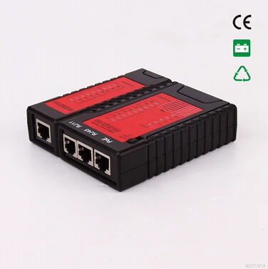 

Free shipping, Noyafa NF-468PF RJ11 RJ45 Lan Cable Tester for wiremapping with POE Function