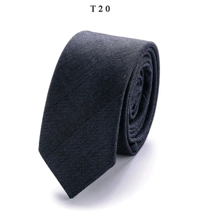 Бренд cityraider Gravata, галстук, Одноцветный, тонкий, мужской свадебный галстук, мужские хлопковые галстуки, узкие галстуки для мужчин, коричневый галстук LD088 - Цвет: A089-T020