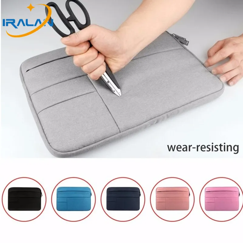 

2018 hot Laptop Sleeve for Macbook Retina Pro Air 13 11 12 14 15.4 bag Waterproof 15.6 inch notebook Portable zipper Bag case