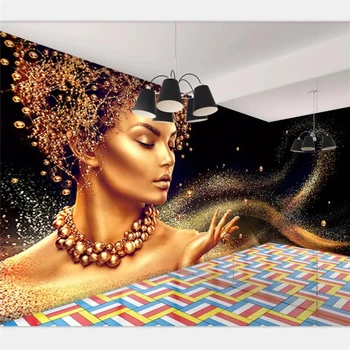 

beibehang Large custom wallpaper living room bedroom lounge beauty big poster decorative painting sofa TV background wall