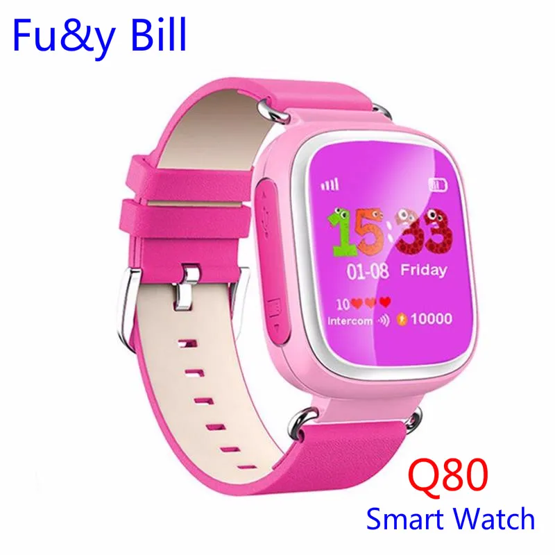 New Fashion Q80 Children s GPS Positioning font b Smart b font Phone font b Watch