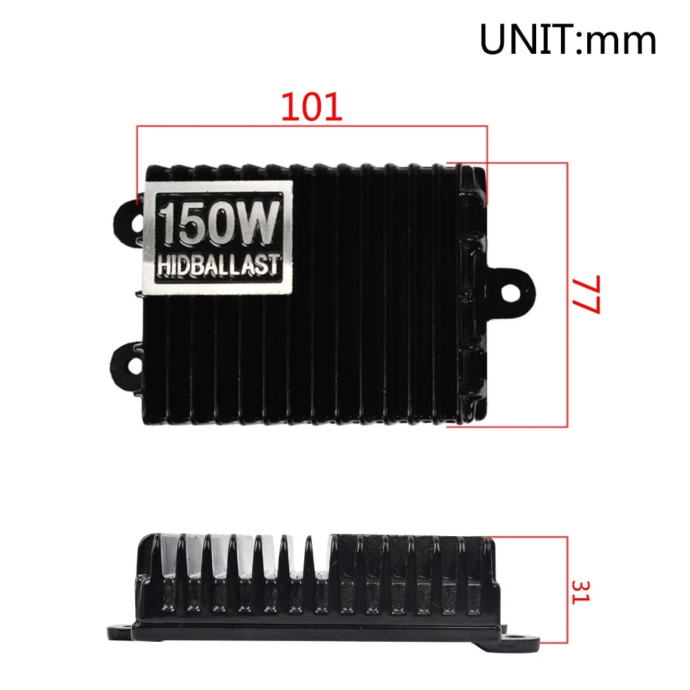 Taitian 2 шт. 150 Вт Hid ксеноновый балласт + 55 свет 12 В 4300 К h7 автомобильная лампа супер