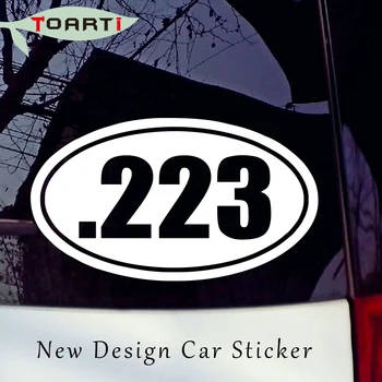 

.223 Vinyl Decal Sticker Car Window Wall Bumper Gun Ammo Ar-15 M16 Assault Rifle Motorcycle Decorate Accessories