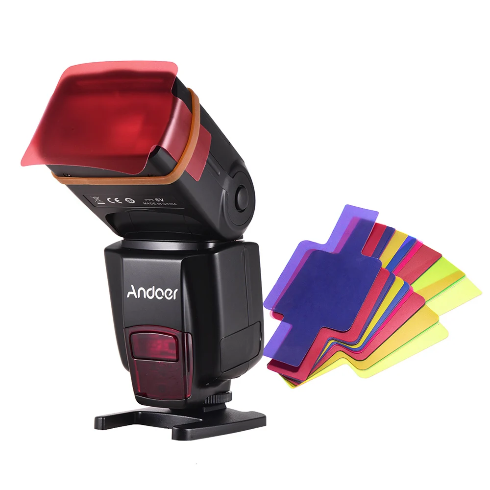 Andoer AD560 IV Pro накамерная вспышка светильник триггер цветные фильтры рассеиватель Горячий башмак для камеры Canon Nikon sony