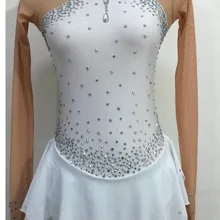 Г. платья для фигурного катания для девочек Модное Новое Брендовое платье Vogue для соревнования в фигурном катании по индивидуальному заказу DR3135