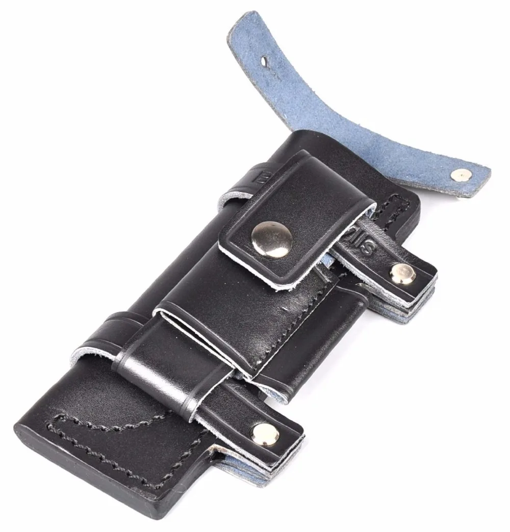 Leather Sheath Knife Bags and Bag Button for 5.5 Inches Blade Outdoor