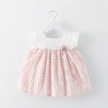 

Summer Baby Girl Dresses Princess Children flower Dress baby clothing Kids Dress Brand Girls baby Clothes Costumes