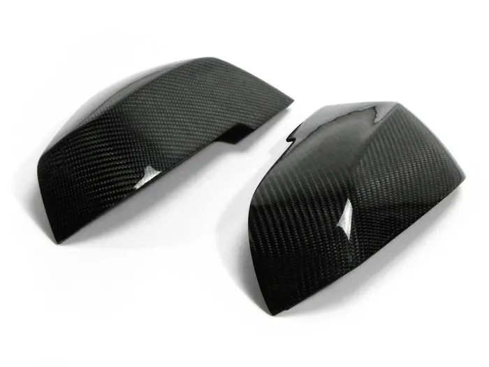 Car Accessories For BMW F30 3-Series Carbon Fiber Mirror Cover Stick On Type Glossy Finish Side Kit Fibre Drift Trim | Автомобили и