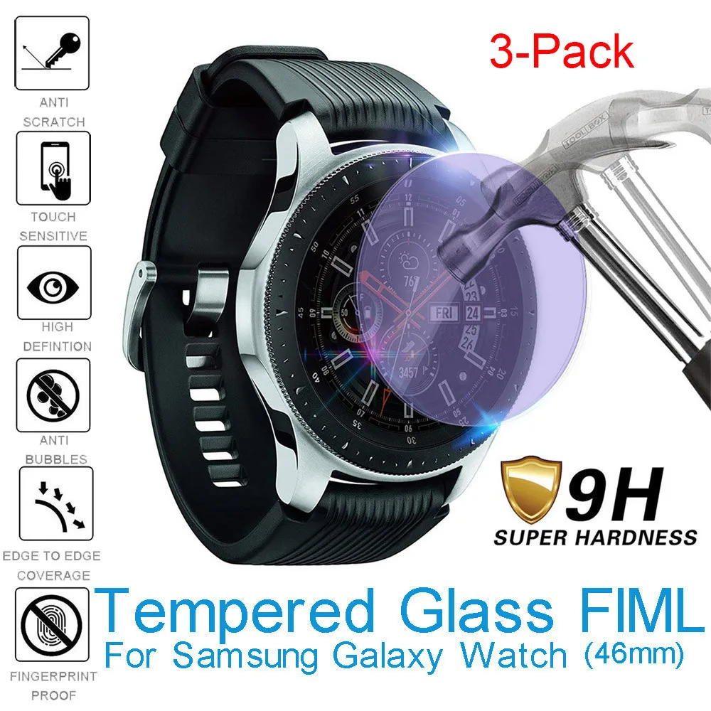 New Develop 3Pcs Anti Blue light Tempered Glass Screen
