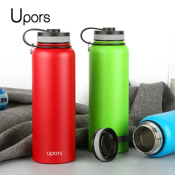 

UPORS 500ML/1000ML/1200ML304 Stainless Steel Thermal bottle Vacuum Flasks Portable thermo Cup Coffee Tea Travel Mug with Lid