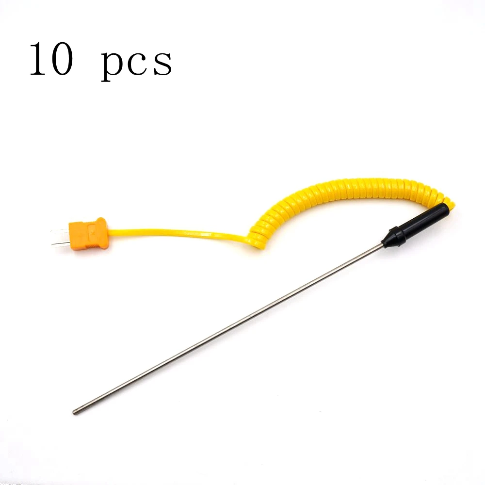 

WHCYonline 10pieces 1M Vertical telescopic length Wire Temperature K-type TP-02B-20 TP-02 20CM Thermocouple Sensor Probe Test