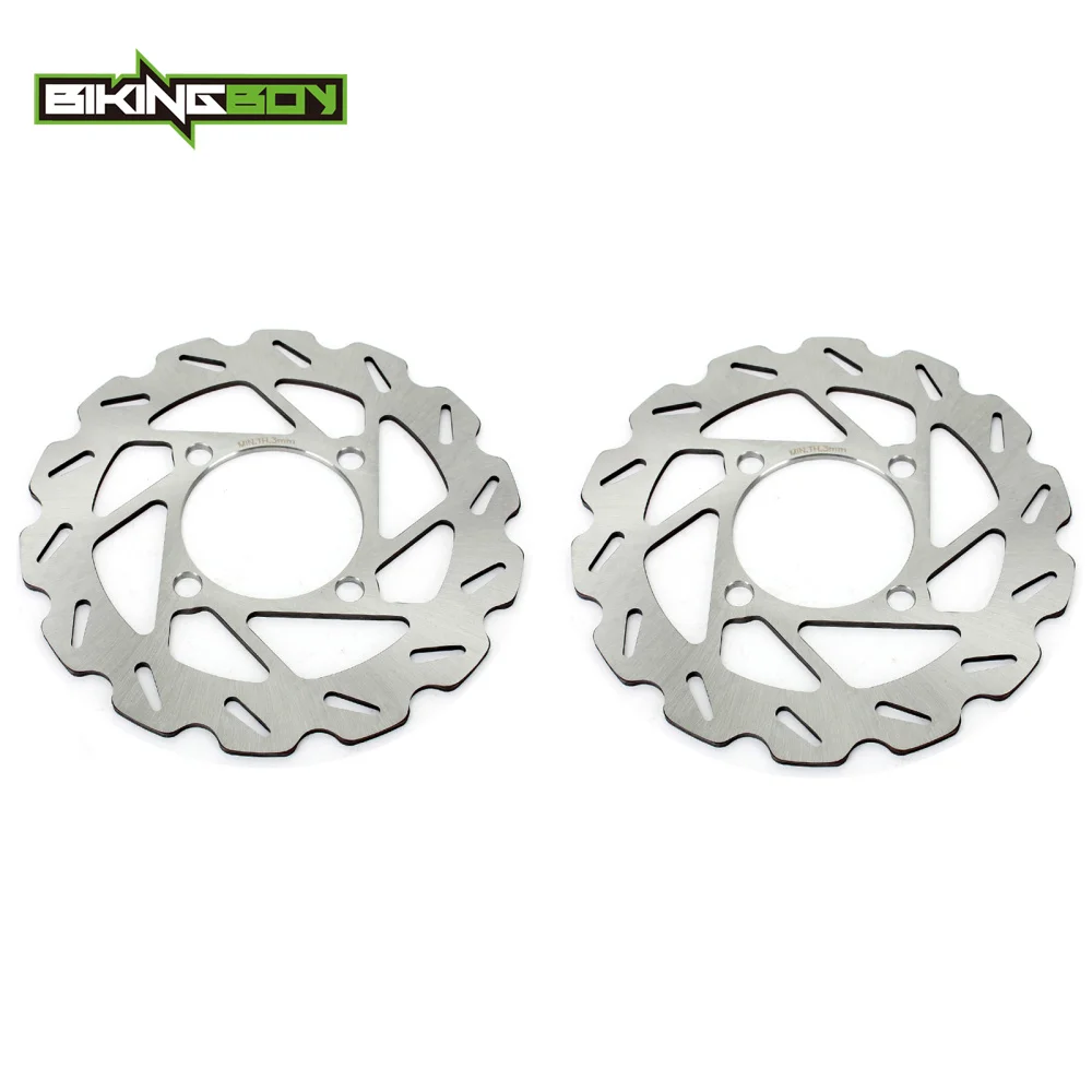 

BIKINGBOY ATV Front Brake Discs Disks Rotors For Yamaha YXR 450 2004-2009 YXR 660 2004-2007 YXR 700 Rhino / FI Auto 4x4