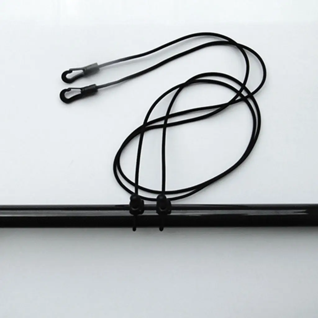 Set of 5 Pieces 47' Elastic Kayak Canoe Fishing Rod Paddle Leash Shock Cord Surfboard Surfing Leash Rope Kayak Accessories