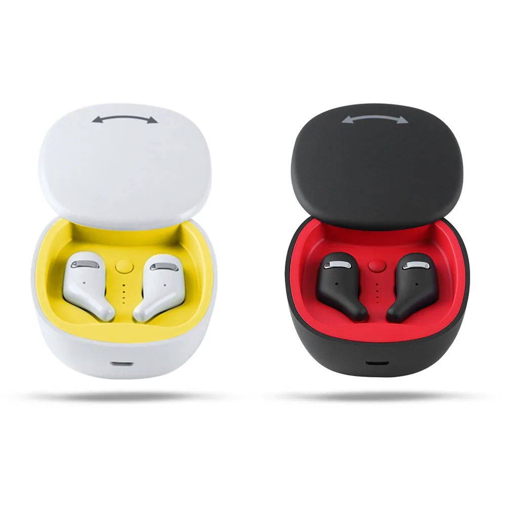 

A2 Tws Invisible Mini Earphones In-ear Stereo Music Headsets Wireless Bluetooth 5.0 Headphones Hands-free w/ Dual Mic Charging Box Support 360 Degrees Rotation