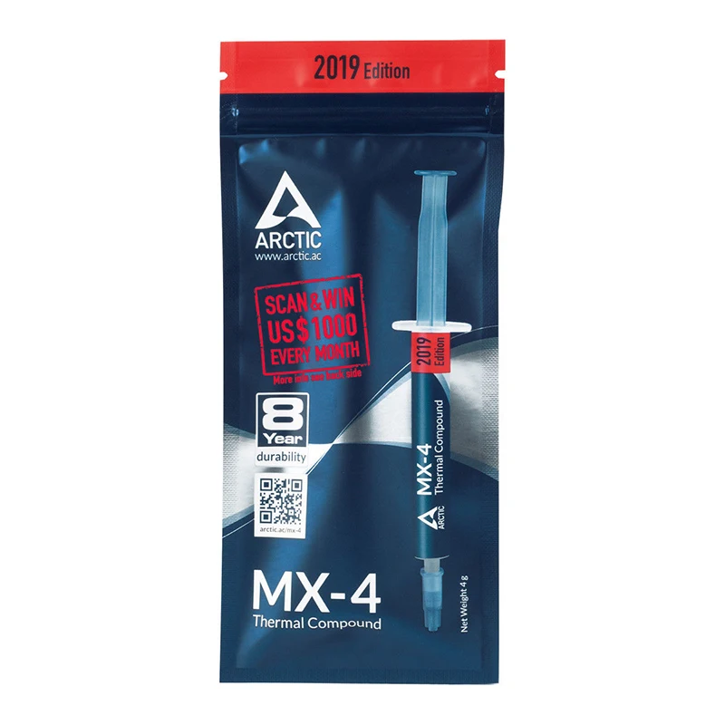 MX-4 20g الكمبيوتر وحدة المعالجة المركزية شحم حراري سيليكون تبديد الحرارة سيليكون الشحوم دفتر شحم حراري (MX-4 20g)