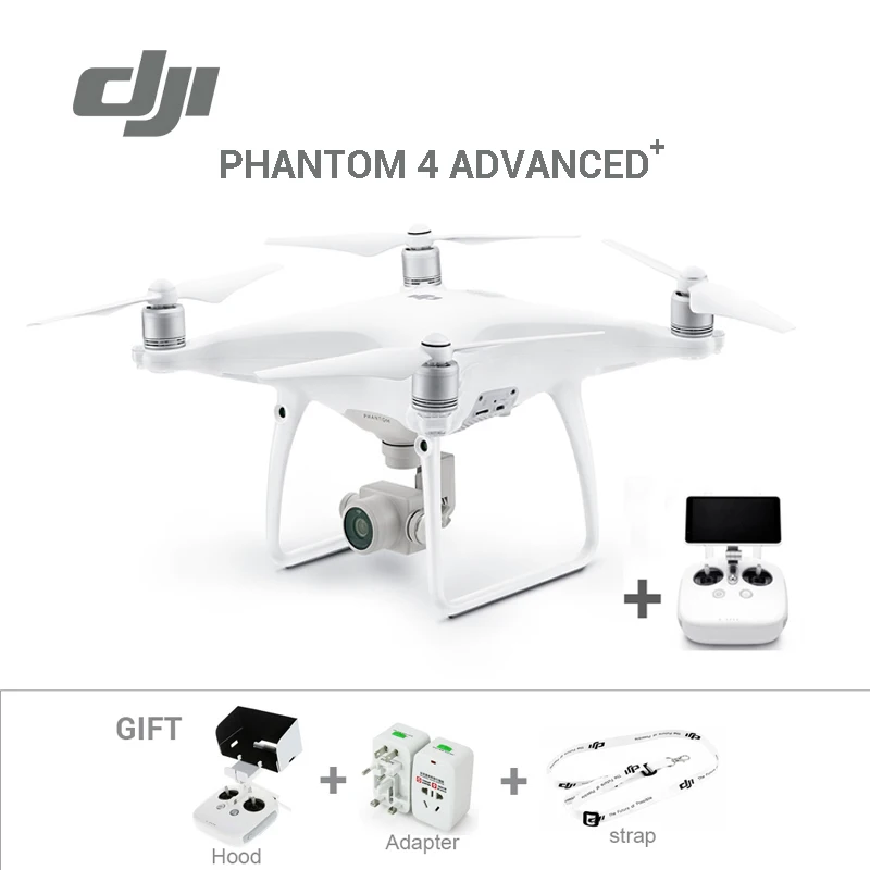 DJI phantom 4 Advanced plus Drone combo с камерой 4K видео 1080p rc вертолет P4A Дрон