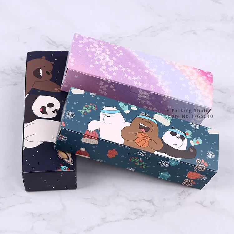 21.2*7*5cm Cookie Cracker Box Box Macaron Biscuit Pancakepackaging