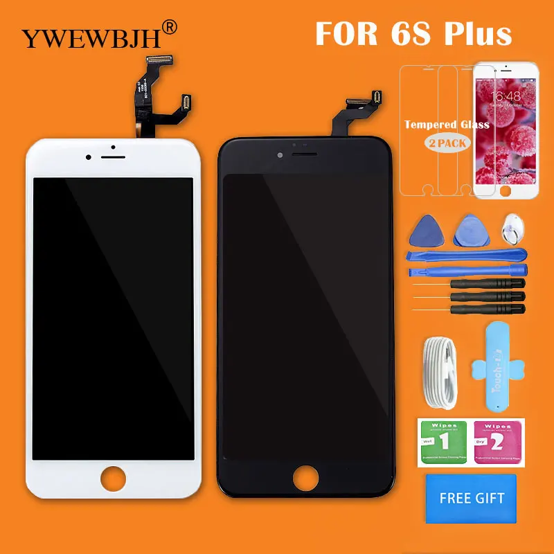 YWEWBJH AAA ЖК экран дигитайзер для iPhone 6S Plus дисплей с 3D сенсорным дигитайзером стекло