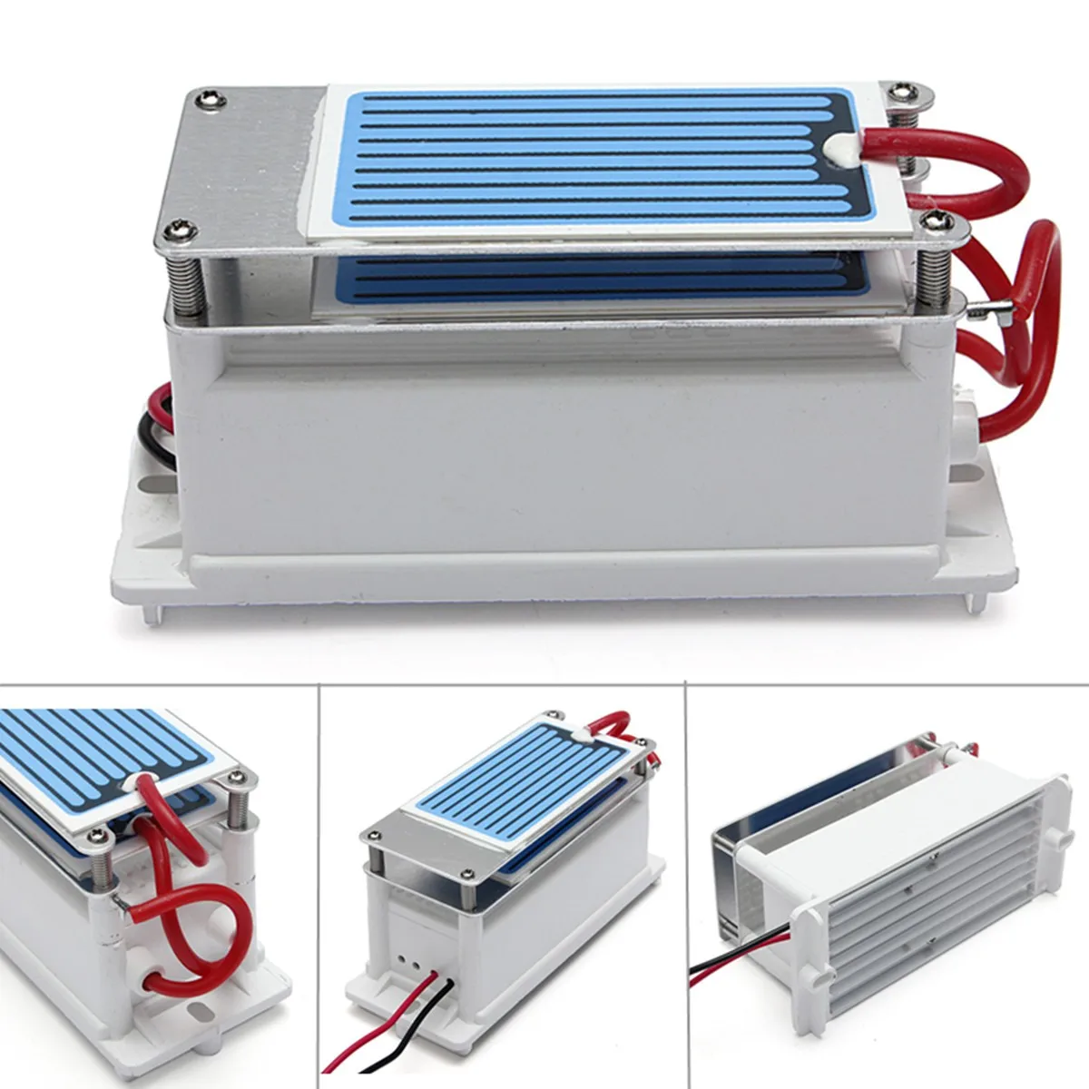 

Portable Ozone Generator 220V Double Sheet Ceramic Plate Integrated Ozone Generator Water Air Ozonizer