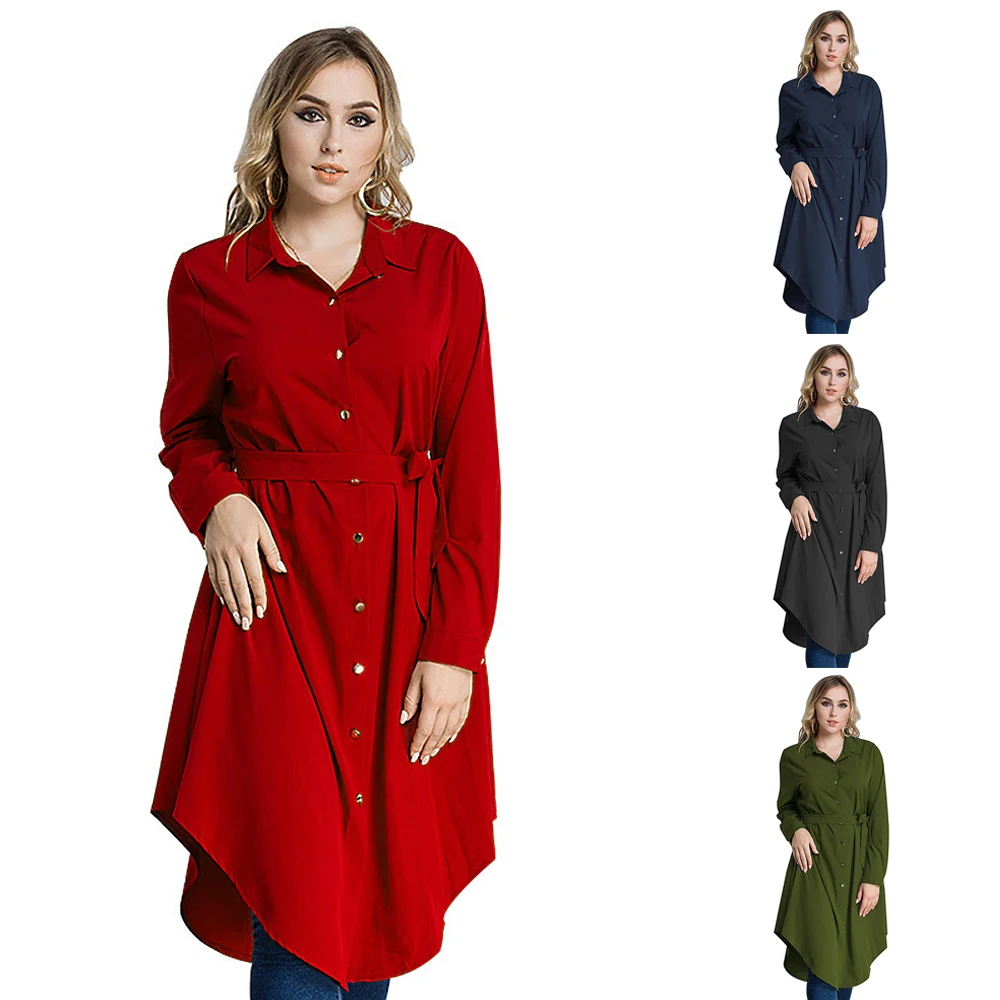 

Muslim Belt A-Line Dress Maxi Dress Trumpet Sleeve Abaya Long Robes Tunic Middle East Ramadan Arab Islamic Clothing