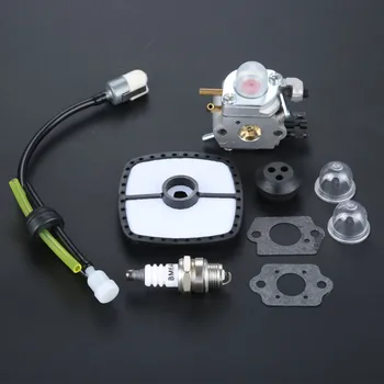 

DRELD Carburetor Gasket FUEL LINE SPARK PLUG FUEL FILTER For Echo PB2100 Handheld Power Blower Zama C1U-K42 C1U-K42A C1U-K42B