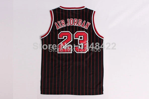 michael jordan striped jersey