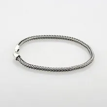 Бусины Охотник 925 стерлингового серебра браслеты талисманы серебряный замок в форме цветка бусины талисманы подходят Европейский Тролль браслет ювелирные изделия