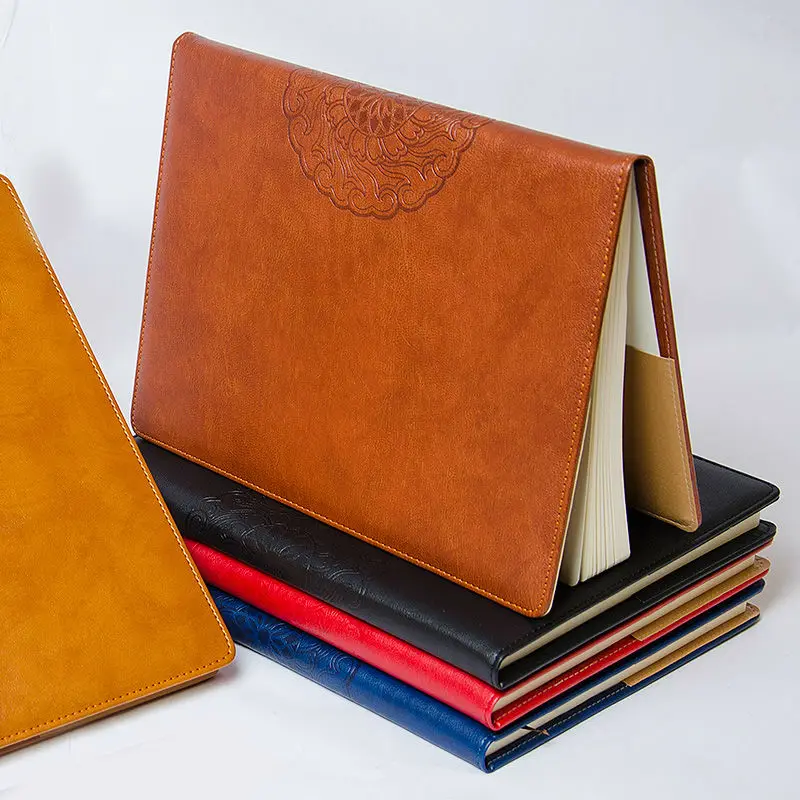 RuiZe hard cover PU leather notebook A4 Big notebook agenda creative printed vintage note book office supplies stationery RuiZe hard cover PU leather notebook A4 Big notebook agenda creative printed vintage note book office supplies stationery