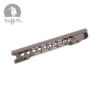 

12 14 Inch MLOK Keymod Handguard Free Float Super Slim Ar 15 Handguard Quad Rail for M4 M16 Airsoft