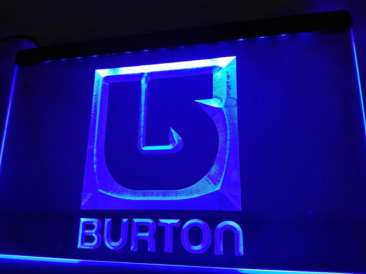 LD543 Burton Snowboarding LED Neon Light Signin Plaques & Signs from