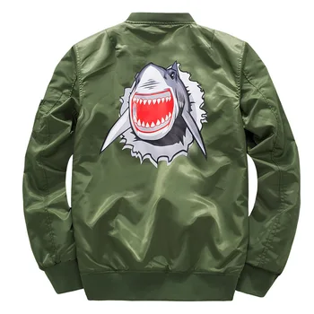 

Fashion Men Women Winter MA1 Bomber Jacket Male Air Force Pilot Jacket Thick Anime Cartoon Baseball Couple Windbreaker 7XL 8XL