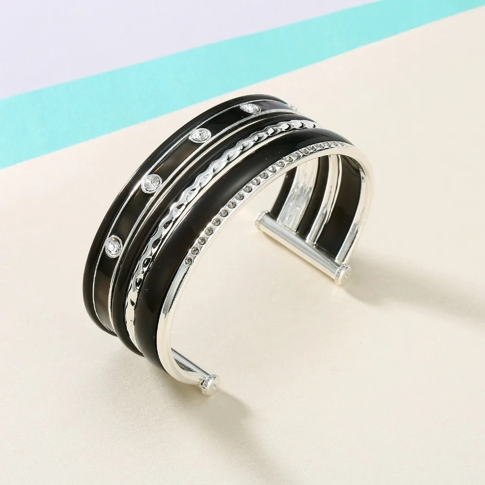 

Cremo Multi-row Cuff Bangles Bracelets Women Five Bangles Set Femme Multilayer Group Bar Manchette Pulseiras Detachable Jewelry