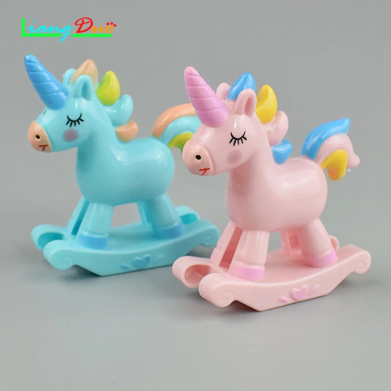 Us 2 22 35 Off New 7cm Unicorn Sleeping Baby Doll Swing Trojan Sleeping Doll Decorates Lovely Pony Toys Boys And Girls Christmas Gifts In Action