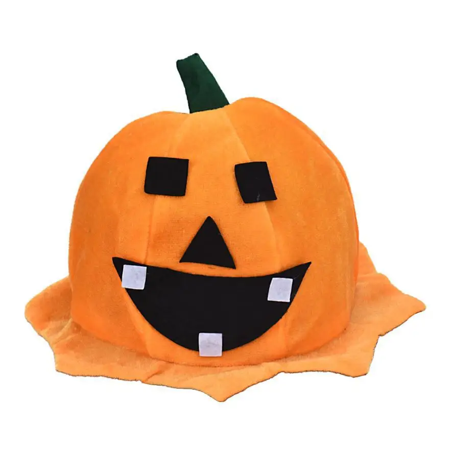 Новое поступление Тыква Halloween Party Hat Хэллоуин тыква шляпа подходит для взрослых дропшиппинг Хэллоуин поставок Лидер продаж